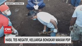 VIDEO: Hasil Tes Negatif, Keluarga Bongkar Makam PDP