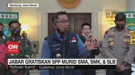 VIDEO: Jabar Gratiskan SPP Murid SMA, SMK, & SLB