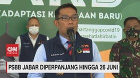 VIDEO: PSBB Jabar Diperpanjang Hingga 26 Juni