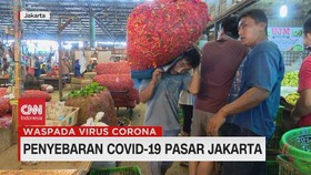 VIDEO: Penyebaran Covid-19  di Pasar DKI Jakarta