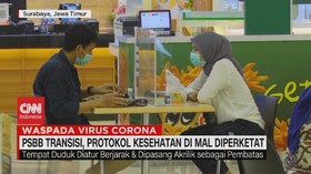VIDEO: PSBB Transisi, Protokol Kesehatan di Mal Diperketat
