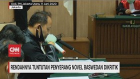 VIDEO: Rendahnya Tuntutan Penyerang Novel Baswedan Dikritik