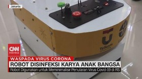 VIDEO: Robot Disinfeksi Karya Anak Bangsa