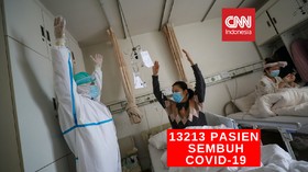 VIDEO: 13.213  Pasien Covid-19 di Indonesia Sembuh