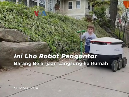 Ini Lho Robot Pengantar Barang Belanjaan Langsung ke Rumah