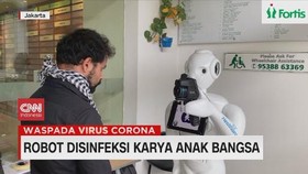 VIDEO: Robot Disinfeksi Karya Anak Bangsa