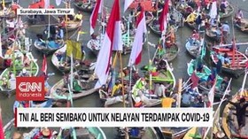 VIDEO: TNI AL Beri Sembako untuk Nelayan Terdampak Covid-19