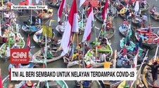 VIDEO: TNI AL Beri Sembako untuk Nelayan Terdampak Covid-19