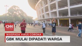 VIDEO: Kawasan GBK Mulai Dipadati Warga