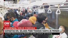 VIDEO: Kapasitas KRL Selama PSBB Transisi Hanya 45%