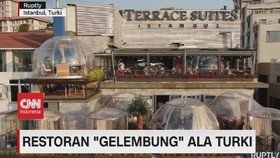 VIDEO: Restoran 'Gelembung' Ala Turki