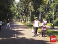 Area UI Ditutup, Warga Tetap Datang Olahraga Pagi