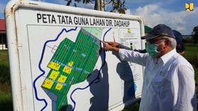 Ke Kalteng, Menteri Basuki Tinjau Lahan buat Food Estate