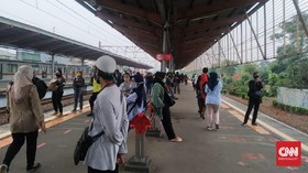 Penumpang KRL Naik 12 Persen Dibanding Pekan Lalu