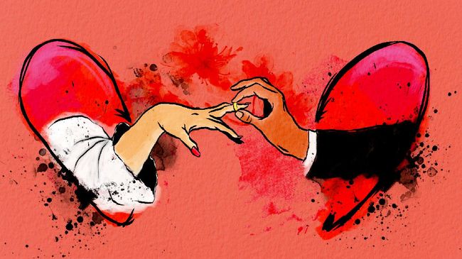 Ilustrasi Love Story Terpaksa Menikah