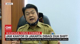 VIDEO: Jam Kantor di Jakarta Dibagi 2 Shift