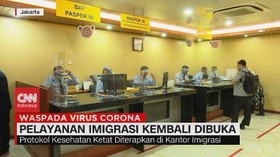VIDEO: Pelayanan Imigrasi Kembali Dibuka