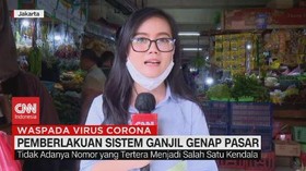VIDEO: Pemberlakuan Sistem Ganjil Genap Pasar