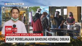 VIDEO: Pusat Perbelanjaan Bandung Kembali Dibuka