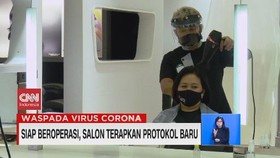 VIDEO: Siap Beroperasi, Salon Terapkan Protokol baru