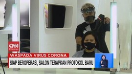 VIDEO: Siap Beroperasi, Salon Terapkan Protokol baru