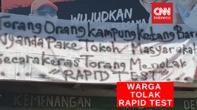 VIDEO: Warga Tolak Rapid Test