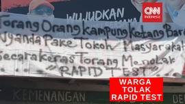 VIDEO: Warga Tolak Rapid Test