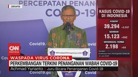 VIDEO: Update Corona 15 Juni: 39.294 Positif, 15.123 Sembuh