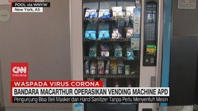 VIDEO: Vending Machine Jual Masker dan Hand Sanitizer