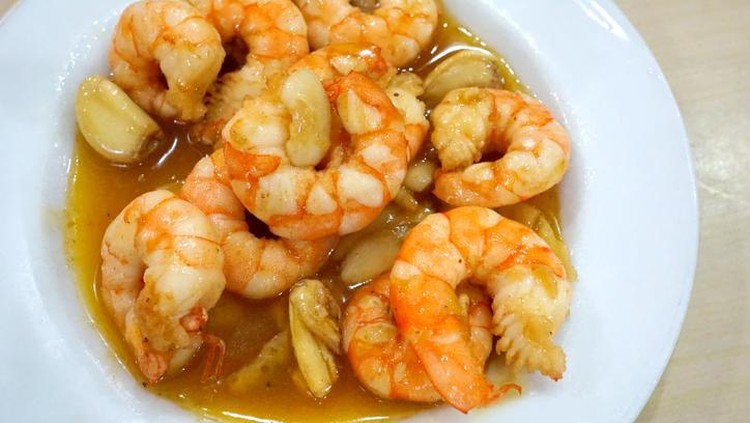 Udang Saus Mentega dan Udang Saus Tiram