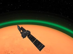 Mars Diselimuti Cahaya Hijau Zamrud, Apa Itu?