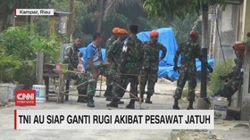 VIDEO: Bangkai Pesawat Jatuh Belum Dievakuasi