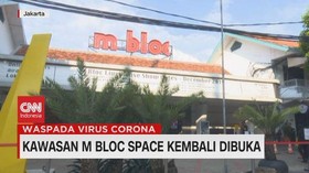 VIDEO: Kawasan M Bloc Space Kembali Dibuka