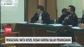 VIDEO: Pengacara: Mata Novel Rusak Karena Salah Penanganan