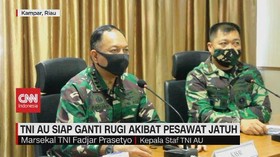 VIDEO: TNI AU Siap Ganti Rugi Akibat Pesawat Jatuh