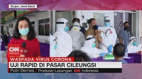 VIDEO: Uji Rapid di Pasar Cileungsi