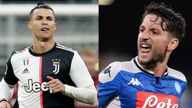Napoli vs Juventus: Adu Tajam Mertens dan Ronaldo