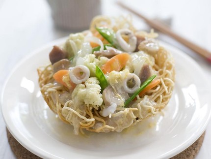 Resep I Fu Mie, Nikmatnya Mi Kriuk Bercampur Kuah Lezat
