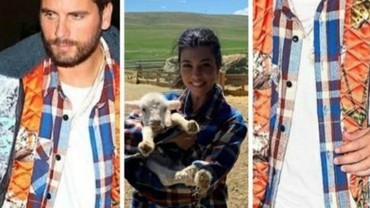 Duh! Kourtney Kadarshian Kepergok Pakai Baju Eks Kekasih