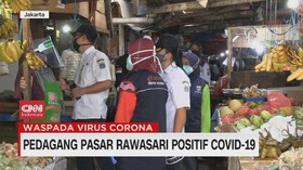 VIDEO: Pedagang Pasar Rawasari Positif Covid-19