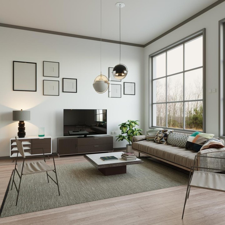 <p>Bunda juga bisa memasang karpet yang tone warnanya sama dengan dinding dan furnitur seperti ini. (Foto: iStock)</p>