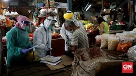 37 Positif Corona, Pasar Keputran Surabaya Libur Seminggu