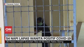VIDEO: 54 Napi Lapas Wanita Positif Covid-19