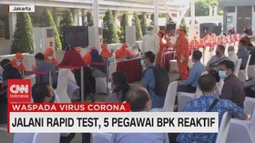 VIDEO: Jalani Rapid Test, 5 Pegawai BPK Reaktif