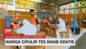 VIDEO: Warga Cipulir Sambut Positif Tes Swab Gratis