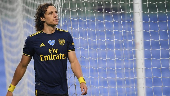 Pelatih Chelsea Frank Lampard membela David Luiz dari anggapan titik terlemah Arsenal jelang final Piala FA di Stadion Wembley.