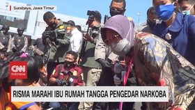 VIDEO: Risma Marahi Ibu Rumah Tangga Pengedar Narkoba