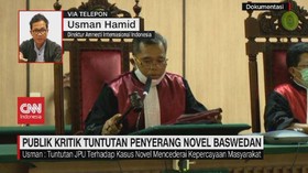 VIDEO: Publik Kritik Tuntutan Penyerang Novel Baswedan