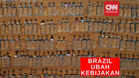 VIDEO: Kasus Covid-19 Tinggi, Brasil Malah Ubah Kebijakan