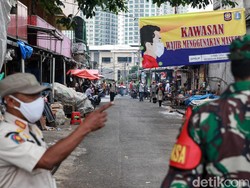 Sempat Ditutup 3 Hari Gegara Corona, Pasar Kebayoran Lama Kembali Dibuka